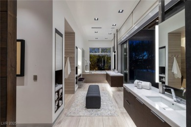 Modern Smart Resort-Style Custom. Elevated Double Fairway Bluff on Dragon Ridge Country Club in Nevada - for sale on GolfHomes.com, golf home, golf lot