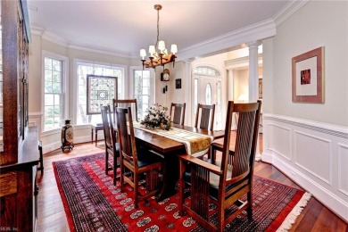 This perfectly designed home sits majestically on the hill in on Fords Colony Country Club in Virginia - for sale on GolfHomes.com, golf home, golf lot