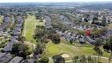 Fantastic views overlooking the golf course in guard gated 55+ on Kings Ridge Golf Club in Florida - for sale on GolfHomes.com, golf home, golf lot