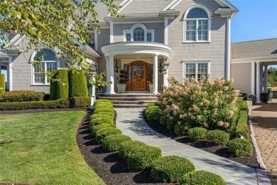 Perched above the waters of Narragansett Bay, this custom-built on Carnegie Abbey Club in Rhode Island - for sale on GolfHomes.com, golf home, golf lot