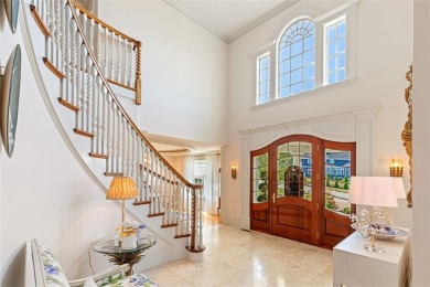 Perched above the waters of Narragansett Bay, this custom-built on Carnegie Abbey Club in Rhode Island - for sale on GolfHomes.com, golf home, golf lot