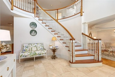 Perched above the waters of Narragansett Bay, this custom-built on Carnegie Abbey Club in Rhode Island - for sale on GolfHomes.com, golf home, golf lot