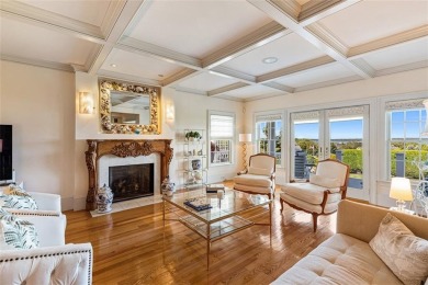 Perched above the waters of Narragansett Bay, this custom-built on Carnegie Abbey Club in Rhode Island - for sale on GolfHomes.com, golf home, golf lot