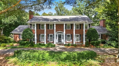Stately Southern Colonial located across the street from LHCC on Lake Hickory Town Course in North Carolina - for sale on GolfHomes.com, golf home, golf lot