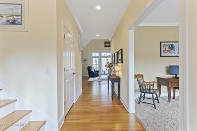 Southern Low-Country custom-built home sits in a quiet on Carolina National Golf Club in North Carolina - for sale on GolfHomes.com, golf home, golf lot