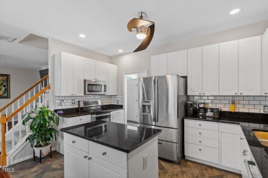 Welcome to this charming two-story residence in the sought-after on Hedingham Golf and Athletic Club in North Carolina - for sale on GolfHomes.com, golf home, golf lot