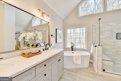 Welcome to this beautifully renovated 5-bedroom, 3.5-bathroom on Brookstone Golf and Country Club in Georgia - for sale on GolfHomes.com, golf home, golf lot