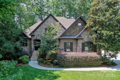 Welcome to this stunning all-brick custom home w/ stacked stone on Cowans Ford Country Club in North Carolina - for sale on GolfHomes.com, golf home, golf lot