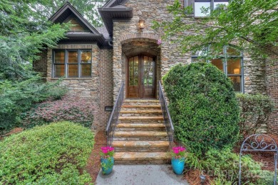 Welcome to this stunning all-brick custom home w/ stacked stone on Cowans Ford Country Club in North Carolina - for sale on GolfHomes.com, golf home, golf lot