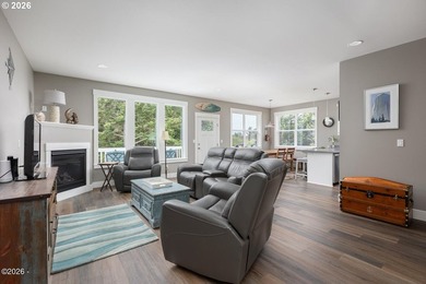 Nearly new 2022-built single-level home near the beach in the on Salishan Spa and Golf Resort in Oregon - for sale on GolfHomes.com, golf home, golf lot