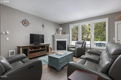 Nearly new 2022-built single-level home near the beach in the on Salishan Spa and Golf Resort in Oregon - for sale on GolfHomes.com, golf home, golf lot