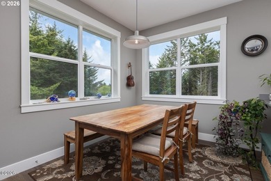 Nearly new 2022-built single-level home near the beach in the on Salishan Spa and Golf Resort in Oregon - for sale on GolfHomes.com, golf home, golf lot