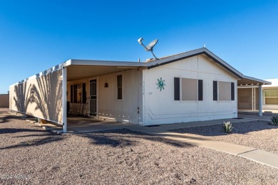 Beautiful FULLY FURNISHED 2-bedroom, 2-bathroom home features a on 3 Parks Fairways in Arizona - for sale on GolfHomes.com, golf home, golf lot