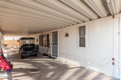 Beautiful FULLY FURNISHED 2-bedroom, 2-bathroom home features a on 3 Parks Fairways in Arizona - for sale on GolfHomes.com, golf home, golf lot