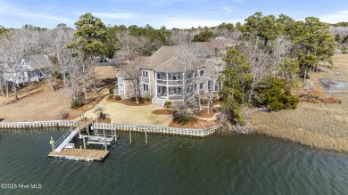 Welcome to this exquisite riverfront property, located in a golf on Carolina National Golf Club in North Carolina - for sale on GolfHomes.com, golf home, golf lot