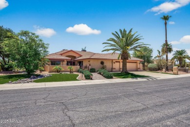 CLASS EXTRAORDINAIRE!! Expanded, Modified SAN SIMON overlooking on Echo Mesa Golf Course in Arizona - for sale on GolfHomes.com, golf home, golf lot