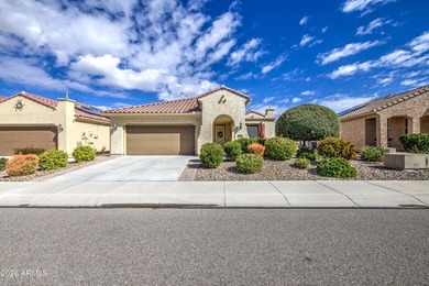 ARIZONA LIVING MADE EASY! This beautiful Sanctuary welcomes you on Poston Butte Golf Club in Arizona - for sale on GolfHomes.com, golf home, golf lot