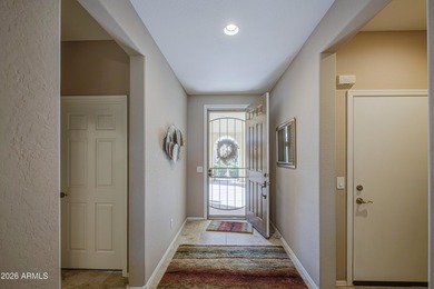 ARIZONA LIVING MADE EASY! This beautiful Sanctuary welcomes you on Poston Butte Golf Club in Arizona - for sale on GolfHomes.com, golf home, golf lot