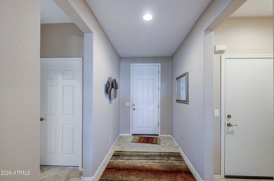 ARIZONA LIVING MADE EASY! This beautiful Sanctuary welcomes you on Poston Butte Golf Club in Arizona - for sale on GolfHomes.com, golf home, golf lot