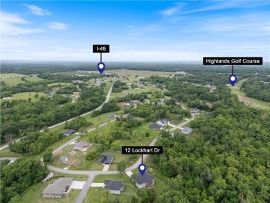 Welcome to 12 Lockhart Drive, a well-maintained 2023-built home on Bella Vista Country Club - Highlands in Arkansas - for sale on GolfHomes.com, golf home, golf lot