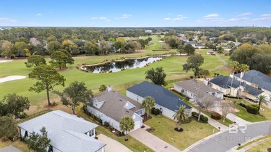 Beautiful open floorpan with soaring ceiling on the #5 fairway on Peninsula Golf and Racquet Club in Alabama - for sale on GolfHomes.com, golf home, golf lot