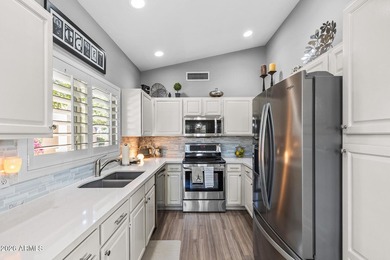 Updated and Furnished 2 bed, 2 bath Los Cabos Condo in Gated 55+ on Sun Village Golf Course in Arizona - for sale on GolfHomes.com, golf home, golf lot