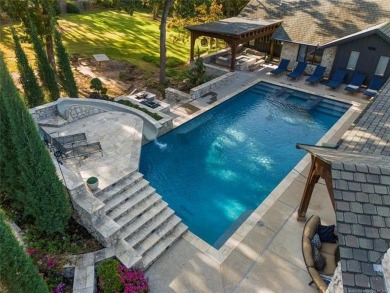 This custom contemporary estate is a truly unique offering in on Southern Hills Country Club in Oklahoma - for sale on GolfHomes.com, golf home, golf lot