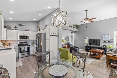 Updated and Furnished 2 bed, 2 bath Los Cabos Condo in Gated 55+ on Sun Village Golf Course in Arizona - for sale on GolfHomes.com, golf home, golf lot