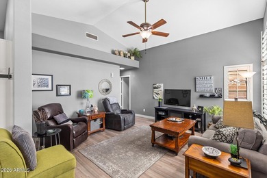 Updated and Furnished 2 bed, 2 bath Los Cabos Condo in Gated 55+ on Sun Village Golf Course in Arizona - for sale on GolfHomes.com, golf home, golf lot