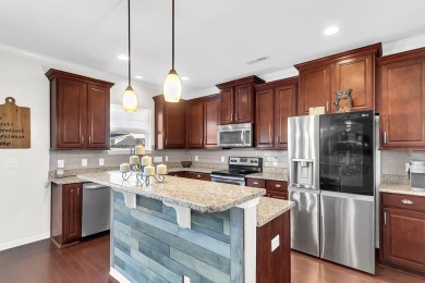 This beautiful two-story home is nestled on a pond-front lot in on Cypress Point Par 3 in South Carolina - for sale on GolfHomes.com, golf home, golf lot