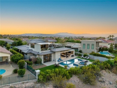 Custom opulence in Seven Hills on Rio Secco's 17th fairway with on Rio Secco Golf Club in Nevada - for sale on GolfHomes.com, golf home, golf lot