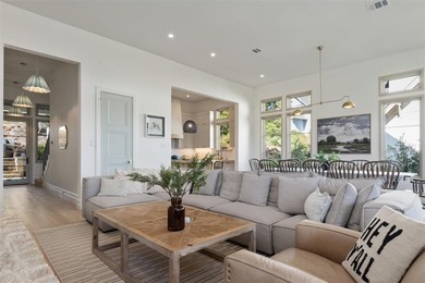 This beautiful lake house was built in 2024 and is nestled in on Long Cove Golf Course in Texas - for sale on GolfHomes.com, golf home, golf lot