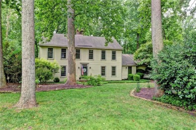 Tucked on a quiet, tree-lined street in Kingsmill, this on Kingsmill Resort and Golf Club in Virginia - for sale on GolfHomes.com, golf home, golf lot