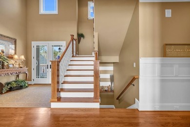 Elegant Waterfront Living in Plantation Community! Nestled on The Patriot Golf Club At Grand Harbor in South Carolina - for sale on GolfHomes.com, golf home, golf lot