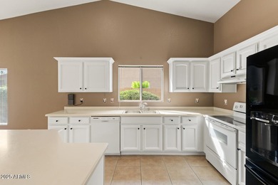 Open floor plan with with Great room, dining area and kitchen on Eagles Nest at Pebble Creek in Arizona - for sale on GolfHomes.com, golf home, golf lot