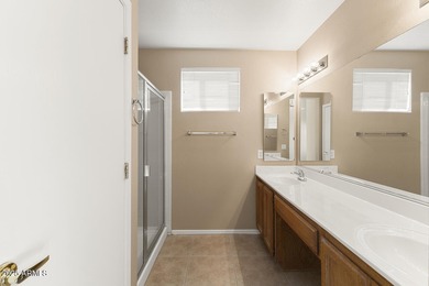 Open floor plan with with Great room, dining area and kitchen on Eagles Nest at Pebble Creek in Arizona - for sale on GolfHomes.com, golf home, golf lot