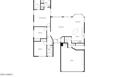 Open floor plan with with Great room, dining area and kitchen on Eagles Nest at Pebble Creek in Arizona - for sale on GolfHomes.com, golf home, golf lot