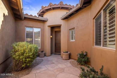 Welcome to this pristine single level townhome in North on Whisper Rock Golf Club  in Arizona - for sale on GolfHomes.com, golf home, golf lot