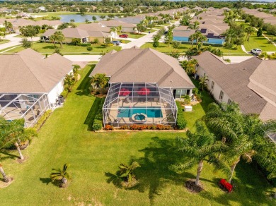Remarkable 3/2.5/2 + den with a southern exposed screened in on The Club At Pointe West in Florida - for sale on GolfHomes.com, golf home, golf lot