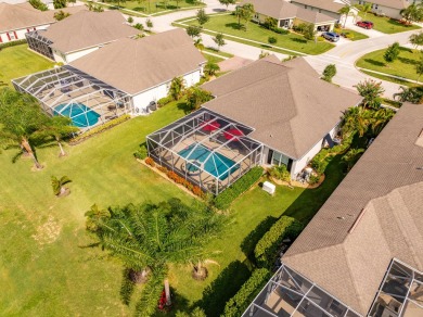 Remarkable 3/2.5/2 + den with a southern exposed screened in on The Club At Pointe West in Florida - for sale on GolfHomes.com, golf home, golf lot
