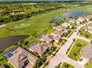 Remarkable 3/2.5/2 + den with a southern exposed screened in on The Club At Pointe West in Florida - for sale on GolfHomes.com, golf home, golf lot