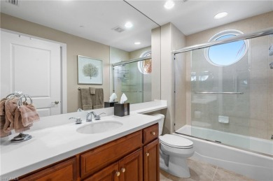 Discover this exceptional 4-bedroom, 3-bathroom end-unit on Fort Myers Beach and Golf Club in Florida - for sale on GolfHomes.com, golf home, golf lot