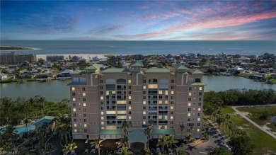Discover this exceptional 4-bedroom, 3-bathroom end-unit on Fort Myers Beach and Golf Club in Florida - for sale on GolfHomes.com, golf home, golf lot