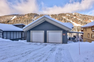This exceptional level-entry, three-story chalet, nestled along on Sun Peaks Resort Golf Course in  - for sale on GolfHomes.com, golf home, golf lot
