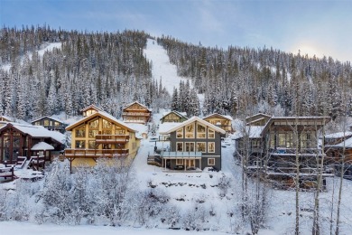 This exceptional level-entry, three-story chalet, nestled along on Sun Peaks Resort Golf Course in  - for sale on GolfHomes.com, golf home, golf lot