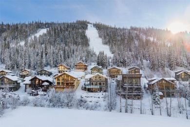 This exceptional level-entry, three-story chalet, nestled along on Sun Peaks Resort Golf Course in  - for sale on GolfHomes.com, golf home, golf lot