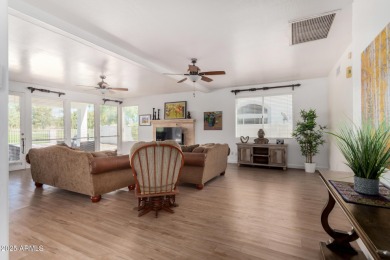 HUGE BONUS: Peace of mind comes standard with a newer A/C unit & on Arrowhead Country Club in Arizona - for sale on GolfHomes.com, golf home, golf lot