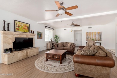 HUGE BONUS: Peace of mind comes standard with a newer A/C unit & on Arrowhead Country Club in Arizona - for sale on GolfHomes.com, golf home, golf lot