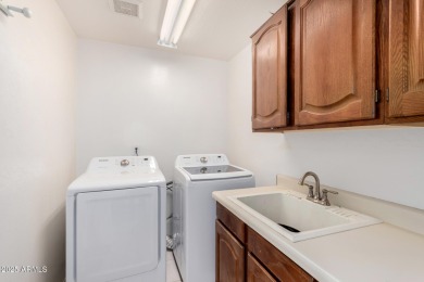 HUGE BONUS: Peace of mind comes standard with a newer A/C unit & on Arrowhead Country Club in Arizona - for sale on GolfHomes.com, golf home, golf lot