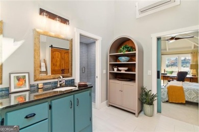 This unique 3 BR / 2 BATH villa sits directly on the edge of on Big Canoe Golf Club - Cherokee in Georgia - for sale on GolfHomes.com, golf home, golf lot